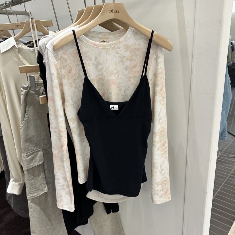 PITA/THEVERLIN韓國直郵女裝新款26春夏人氣職業吊帶背心PITA/THEVERLIN吊帶/背心圖色2