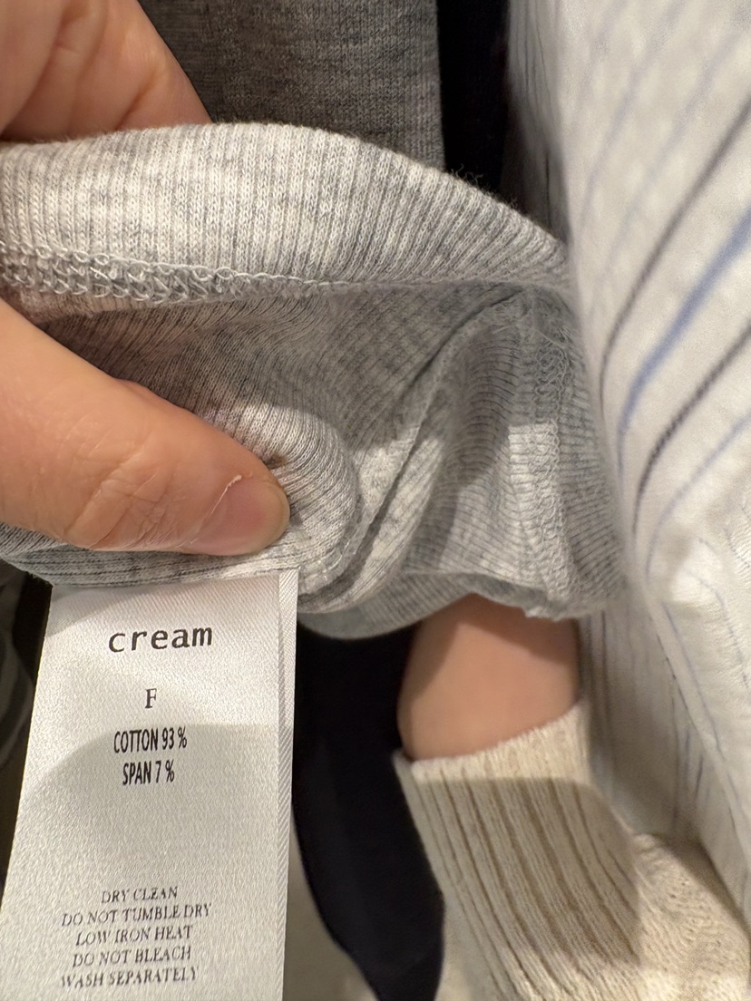 CREAM-P韓國東大門直郵女士新品26春夏推薦人氣時尚職業T恤CREAM-PT恤