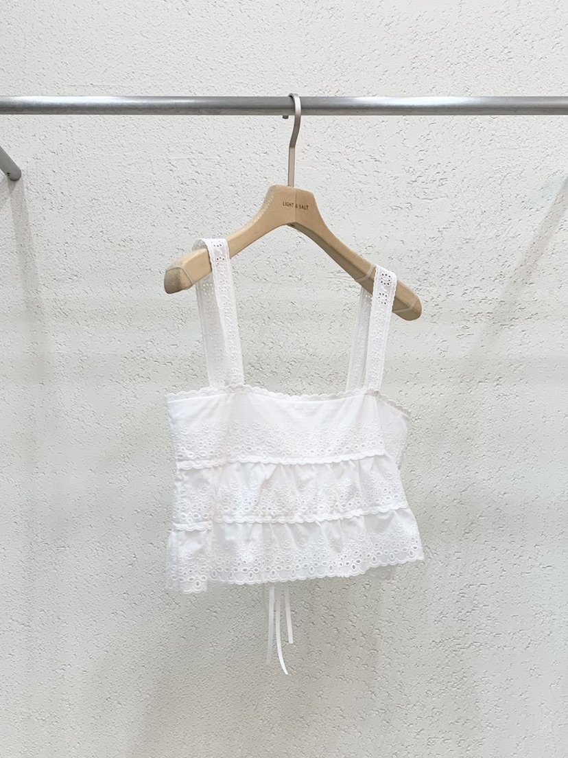 LIGHT AND SALT韓國直郵女裝新款推薦休閑吊帶背心蕾絲LIGHT AND SALT吊帶/背心