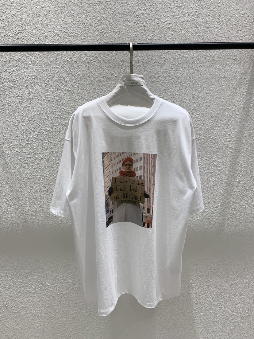 LUCY SALON韓國東大門代購女士新款26春夏人氣職業休閑T恤LUCY SALONT恤圖色1