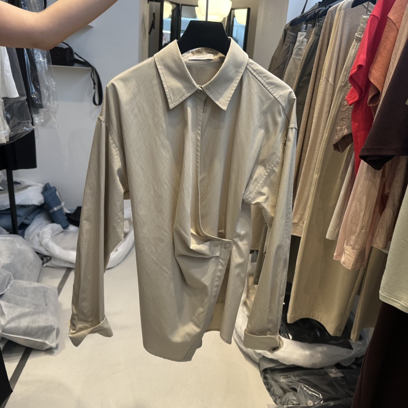 OSOO韓國東大門代購女士新品推薦26春夏休閑熱賣襯衫蕾絲衫OSOO襯衫/蕾絲衫圖色1