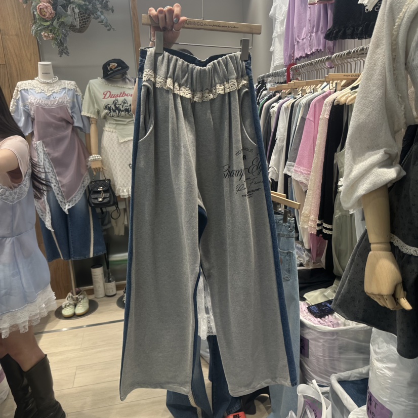 MARI CO韓國直郵女士新款推薦職業26春夏休閑牛仔褲雙層MARI CO牛仔褲圖色2