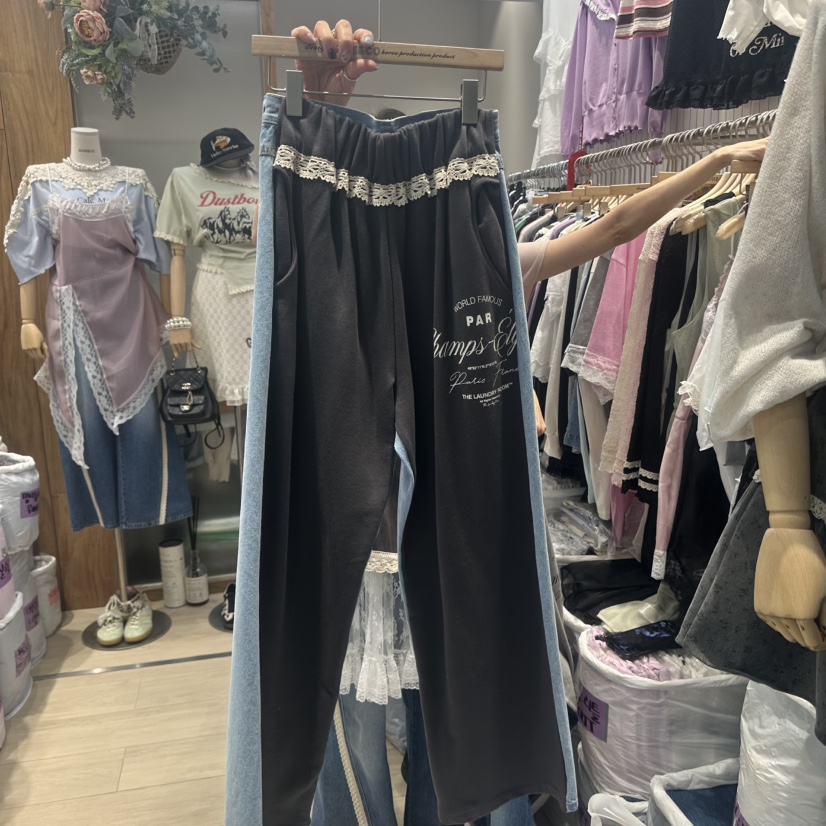 MARI CO韓國直郵女士新款推薦職業26春夏休閑牛仔褲雙層MARI CO牛仔褲圖色3