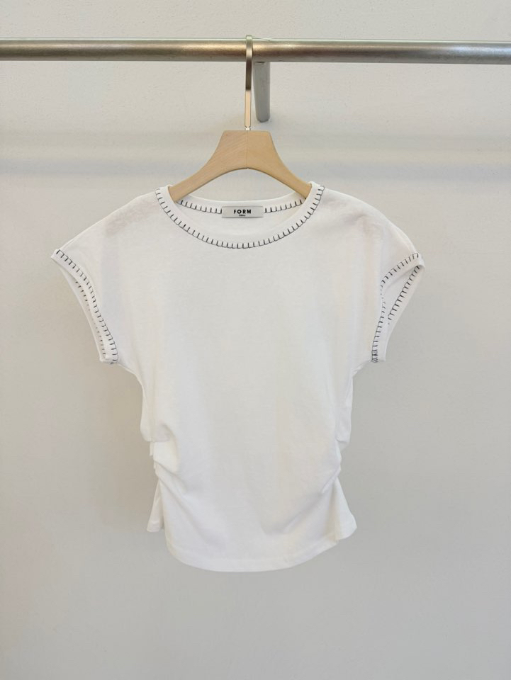 FORM韓國代購女士新品26春夏職業時尚休閑推薦人氣熱賣T恤FORMT恤圖色1