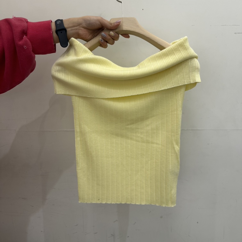 REPELLER韓國代購女士新款26春夏時尚熱賣職業針織衫露肩REPELLER針織衫