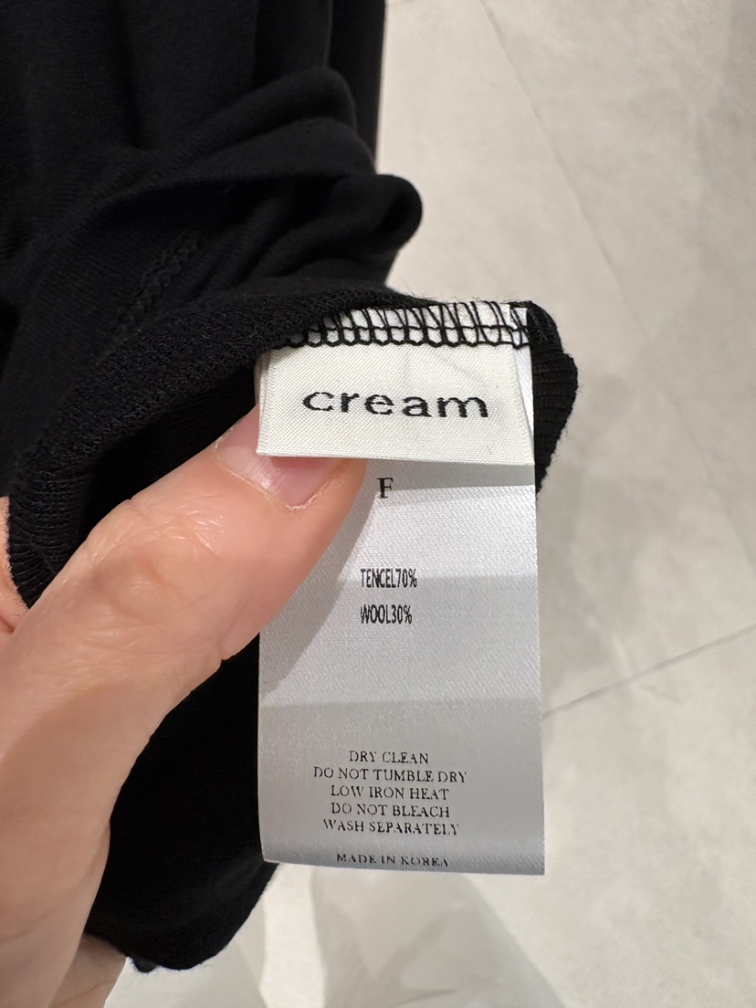 CREAM-P韓國東大門代購女士新款休閑熱賣職業長袖T恤假兩件CREAM-P長袖T恤
