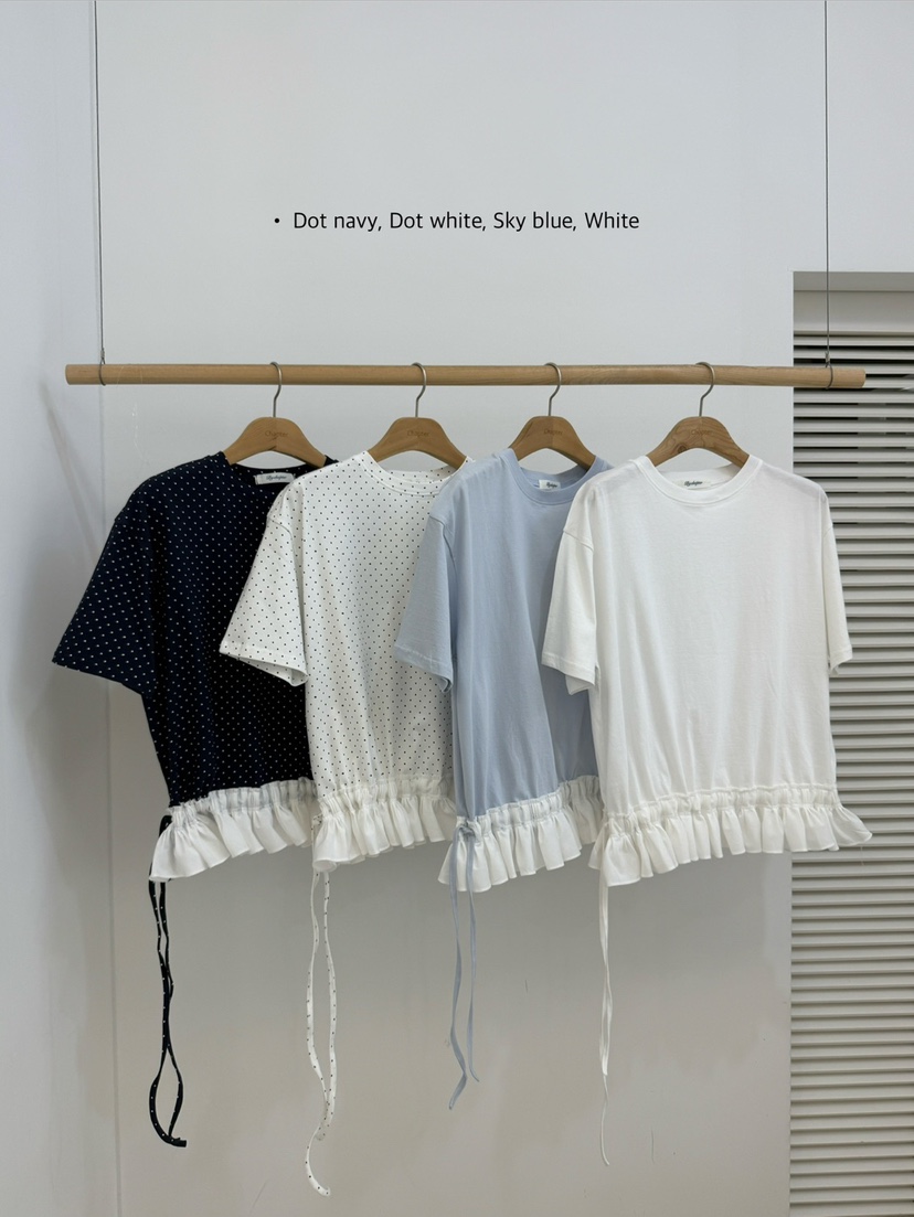 BY CHAPTER韓國東大門代購女士新品26春夏推薦時尚人氣T恤BY ChapterT恤