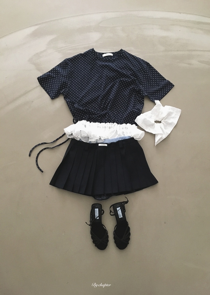 BY CHAPTER韓國東大門代購女士新品26春夏推薦時尚人氣T恤BY ChapterT恤