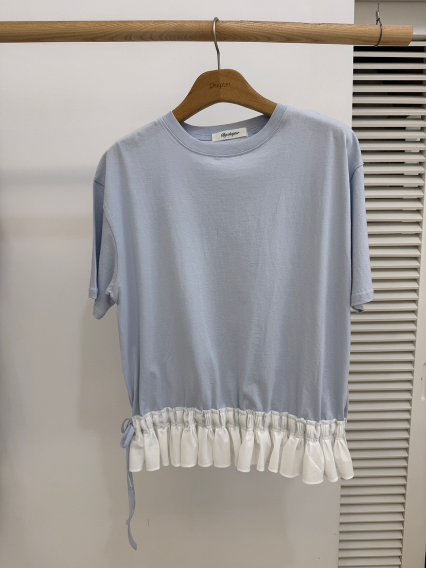 BY CHAPTER韓國東大門代購女士新品26春夏推薦時尚人氣T恤BY ChapterT恤圖色3