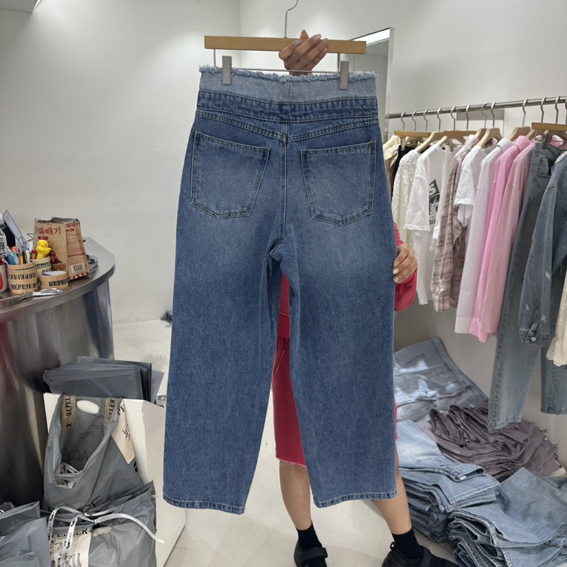 REPELLER韓國直郵女裝新款時尚推薦休閑26春夏熱賣牛仔褲REPELLER牛仔褲