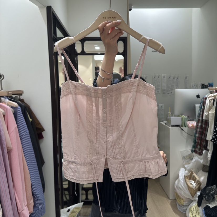 THEMORYPARK韓國東大門代購女士新款時尚26春夏職業吊帶背心THE MORY PARK吊帶/背心圖色1