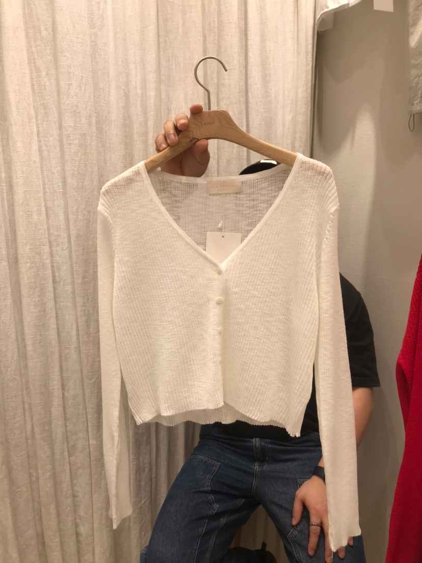 AHOY韓國代購女士新品推薦26春夏熱賣人氣時尚針織衫羊毛衫AHOY針織衫圖色1