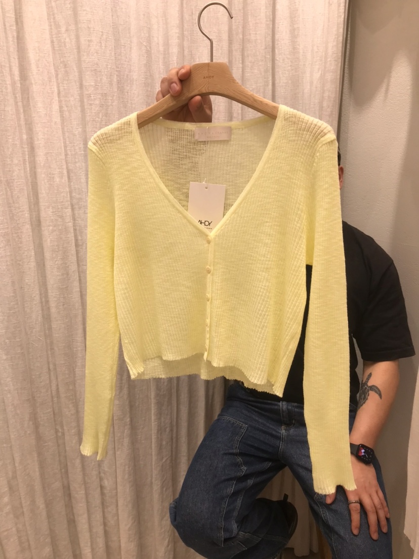 AHOY韓國代購女士新品推薦26春夏熱賣人氣時尚針織衫羊毛衫AHOY針織衫圖色2