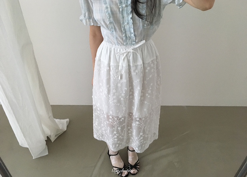 BY CHAPTER韓國直郵實拍女裝新款熱賣人氣休閑26春夏長裙BY Chapter長裙