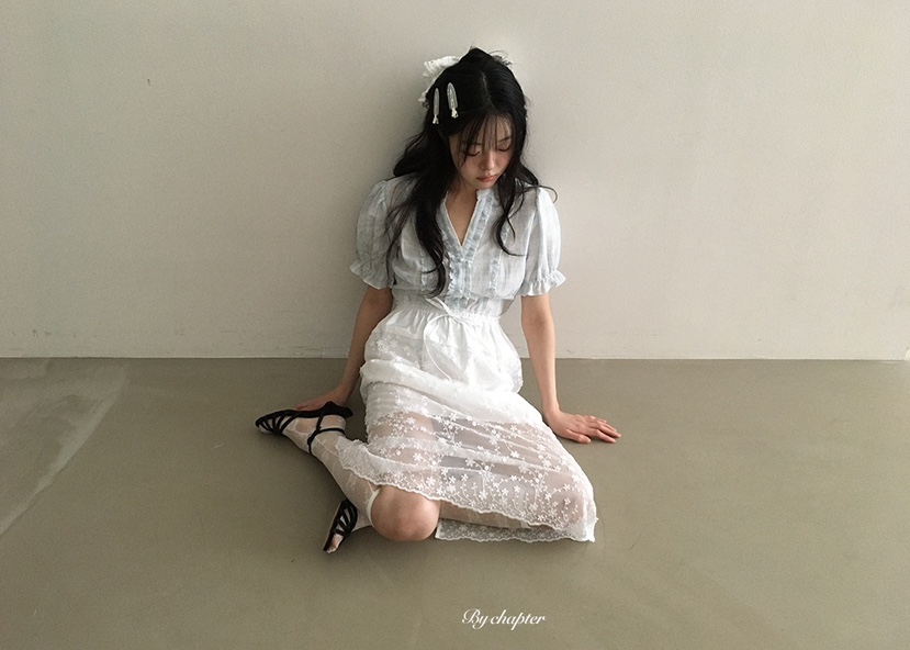 BY CHAPTER韓國直郵實拍女裝新款熱賣人氣休閑26春夏長裙BY Chapter長裙