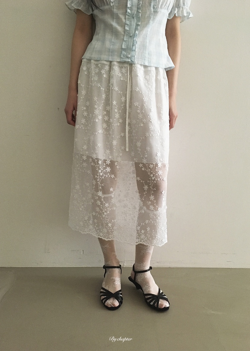 BY CHAPTER韓國直郵實拍女裝新款熱賣人氣休閑26春夏長裙BY Chapter長裙