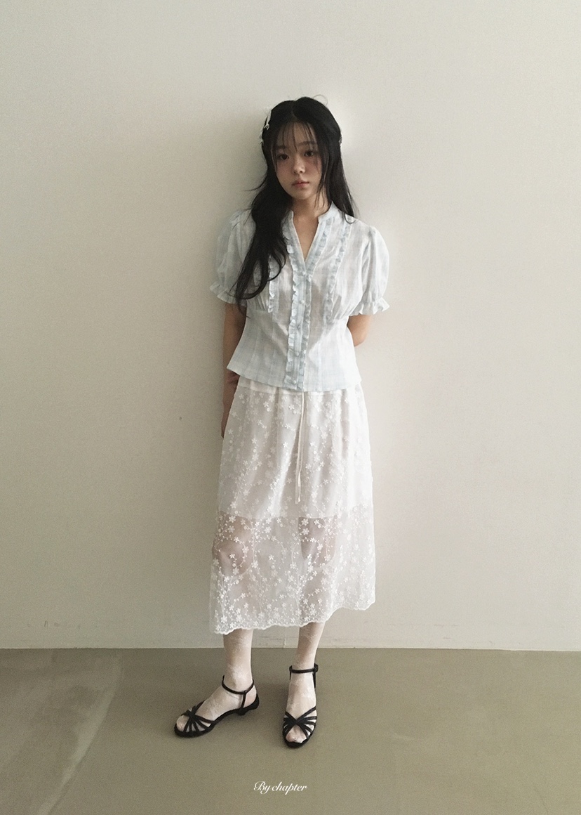 BY CHAPTER韓國直郵實拍女裝新款熱賣人氣休閑26春夏長裙BY Chapter長裙