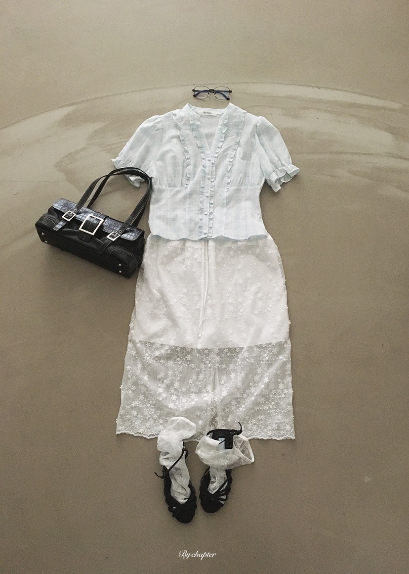 BY CHAPTER韓國直郵實拍女裝新款熱賣人氣休閑26春夏長裙BY Chapter長裙