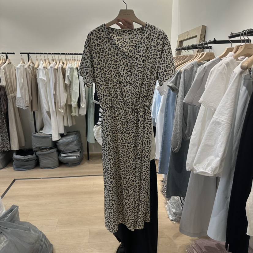 LONG PEAK韓國東大門代購女士新款推薦熱賣職業時尚連衣裙LONG PEAK連衣裙圖色2白色