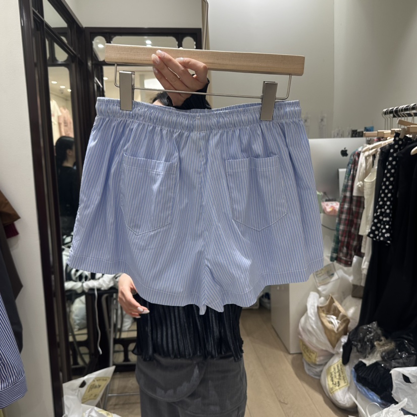 THEMORYPARK韓國代購女裝新款職業26春夏熱賣時尚短褲海軍THE MORY PARK短褲