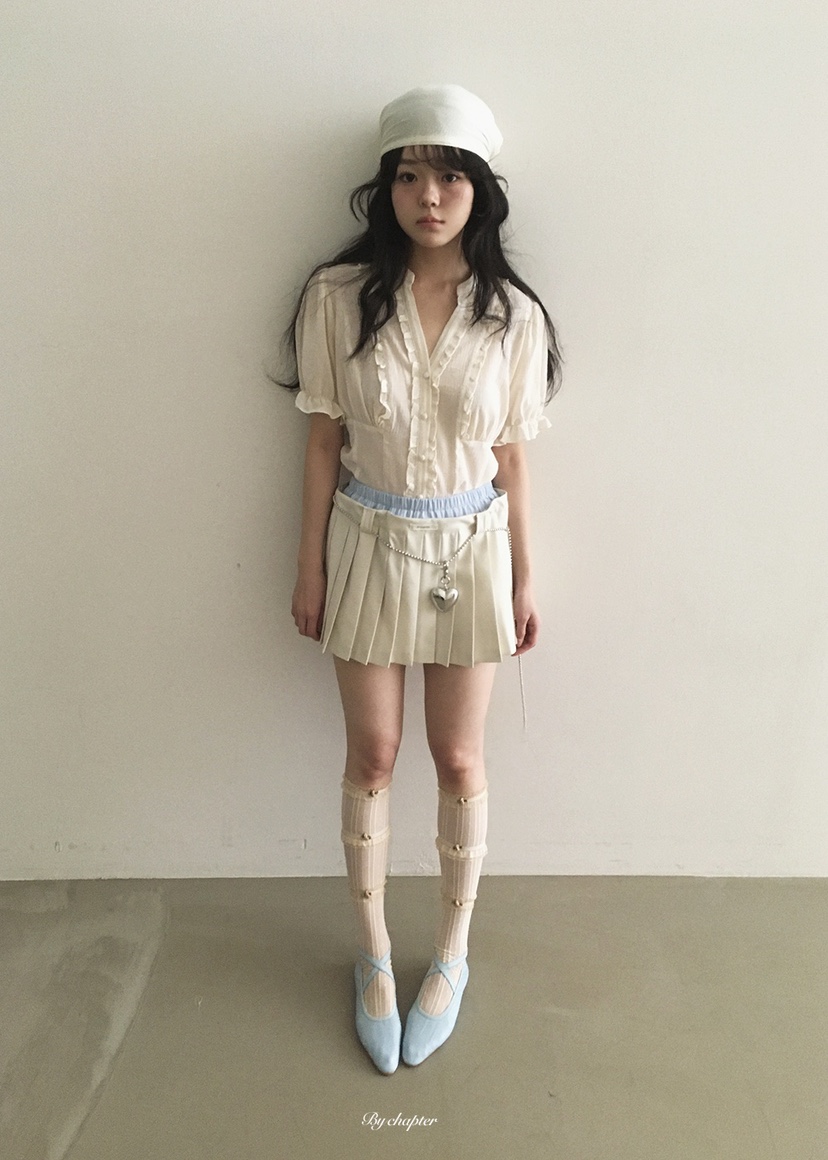 BY CHAPTER韓國直郵實拍女士新品26春夏人氣推薦襯衫蕾絲衫BY Chapter襯衫/蕾絲衫