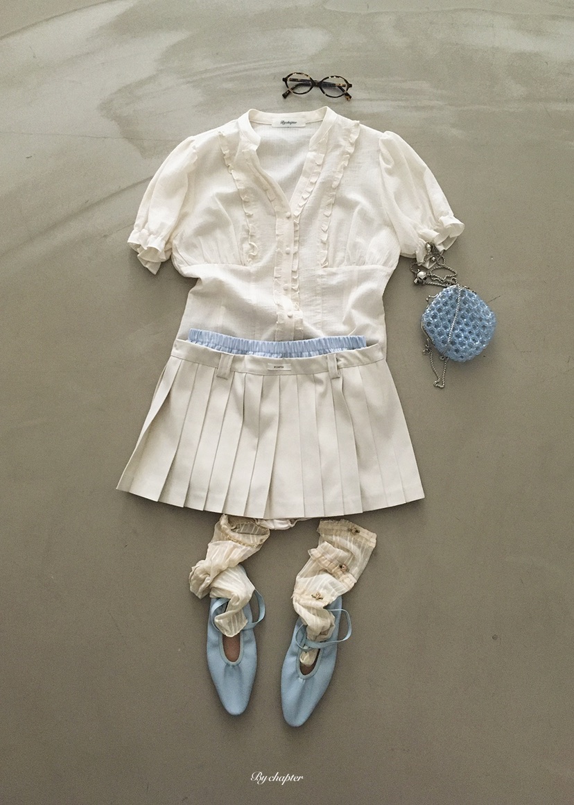 BY CHAPTER韓國直郵實拍女士新品26春夏人氣推薦襯衫蕾絲衫BY Chapter襯衫/蕾絲衫