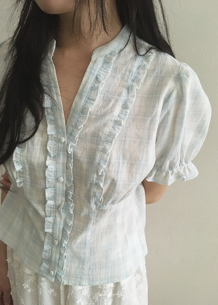 BY CHAPTER韓國直郵實拍女士新品26春夏人氣推薦襯衫蕾絲衫BY Chapter襯衫/蕾絲衫