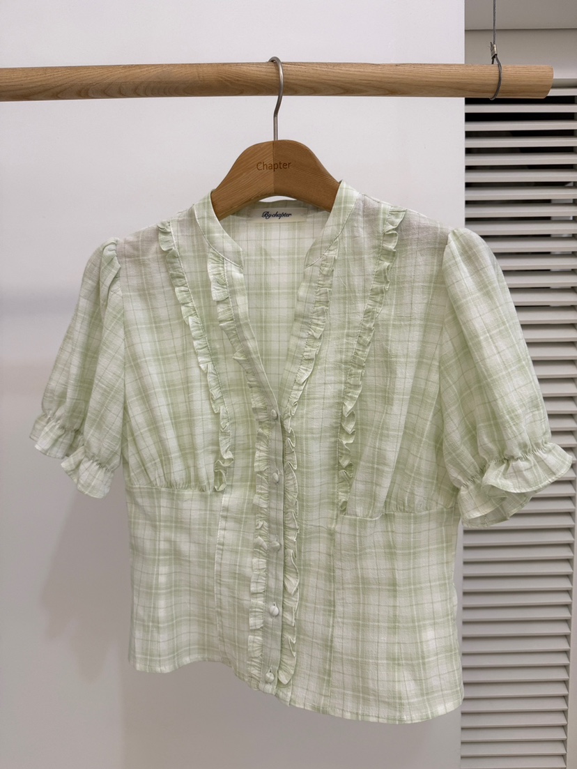 BY CHAPTER韓國直郵實拍女士新品26春夏人氣推薦襯衫蕾絲衫BY Chapter襯衫/蕾絲衫圖色2