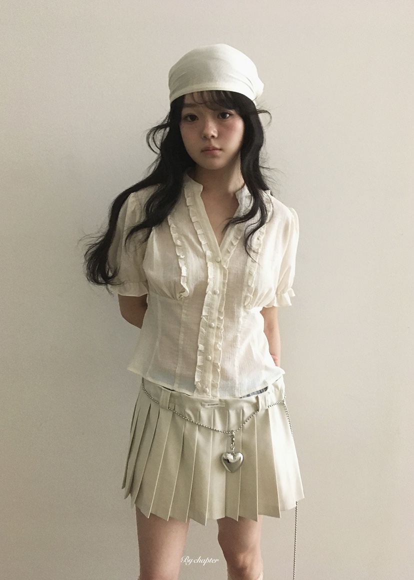 BY CHAPTER韓國直郵實拍女士新品26春夏人氣推薦襯衫蕾絲衫BY Chapter襯衫/蕾絲衫圖色3