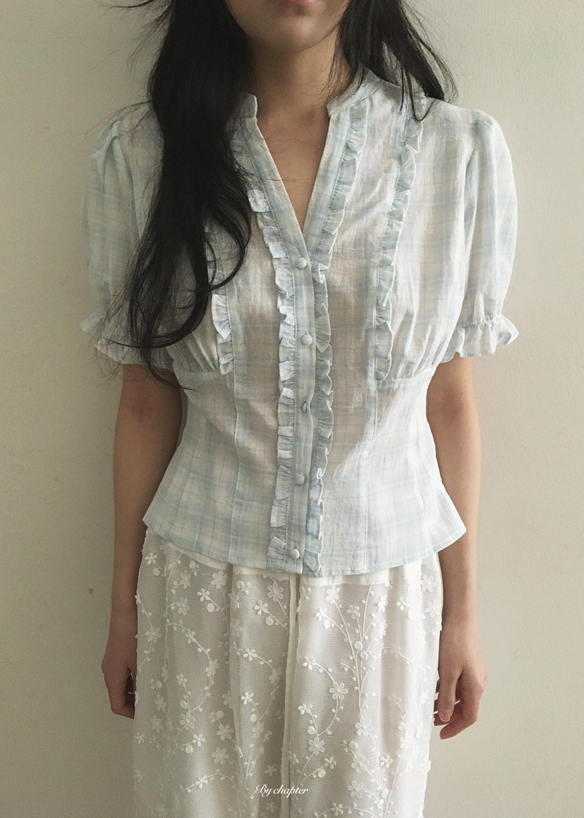 BY CHAPTER韓國直郵實拍女士新品26春夏人氣推薦襯衫蕾絲衫BY Chapter襯衫/蕾絲衫圖色4