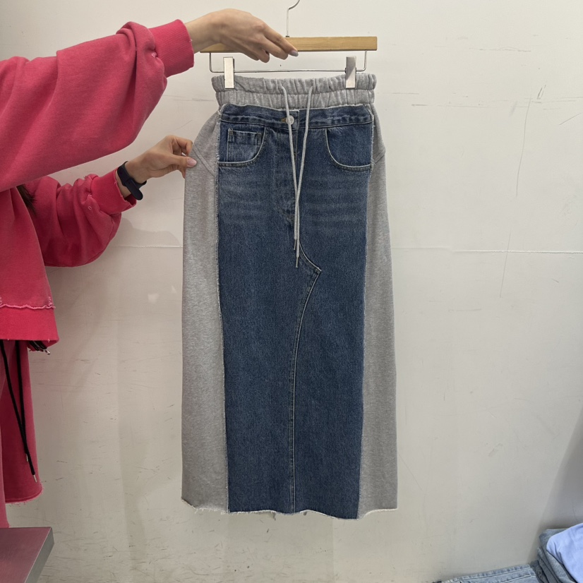 REPELLER韓國直郵實拍女士新品26春夏休閑人氣推薦職業長裙REPELLER長裙圖色1