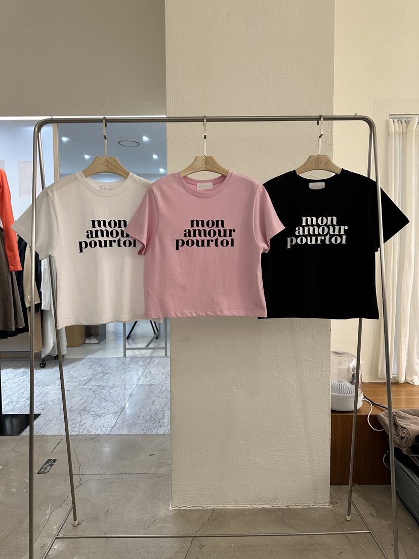 BPLAN韓國東大門直郵女士新品時尚推薦26春夏職業熱賣T恤BPLANT恤