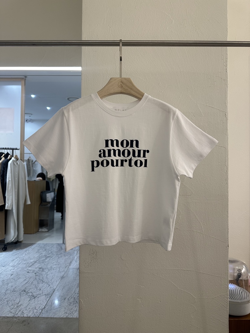 BPLAN韓國東大門直郵女士新品時尚推薦26春夏職業熱賣T恤BPLANT恤圖色2