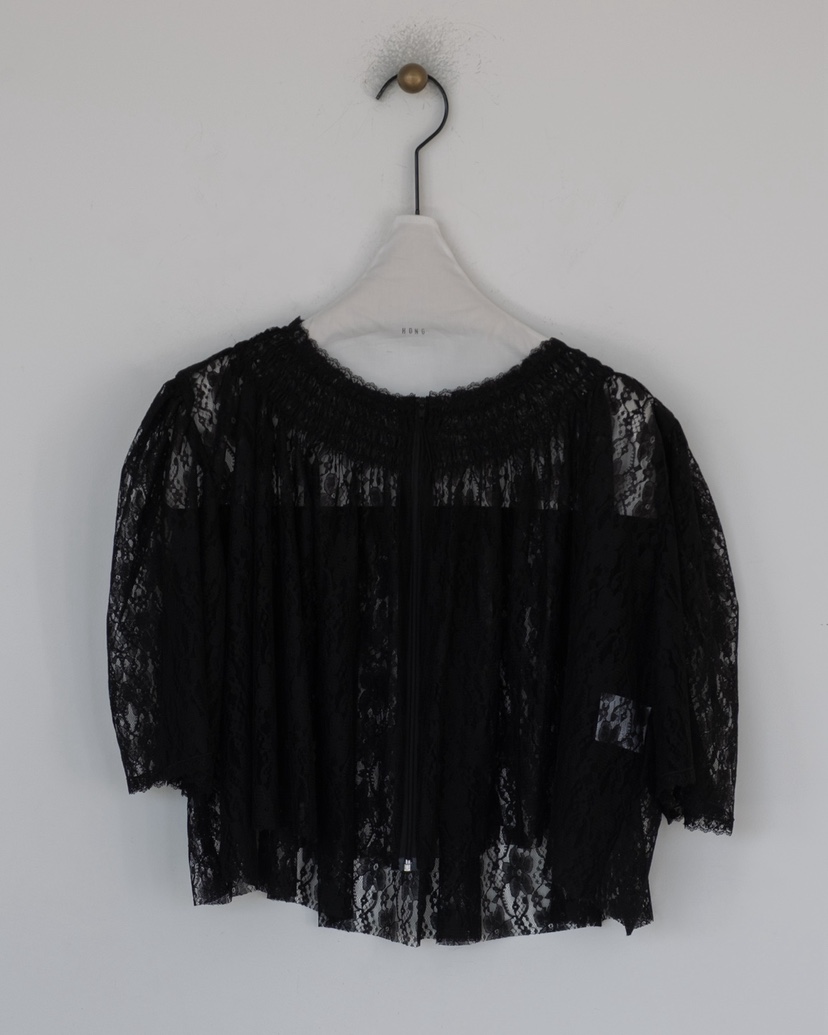 HONG-P韓國直郵實拍女裝新款26春夏職業時尚人氣襯衫蕾絲衫HONG-P襯衫/蕾絲衫