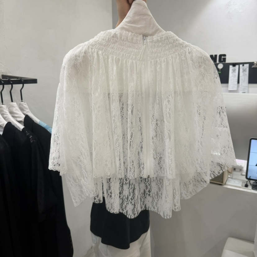 HONG-P韓國直郵實拍女裝新款26春夏職業時尚人氣襯衫蕾絲衫HONG-P襯衫/蕾絲衫圖色1