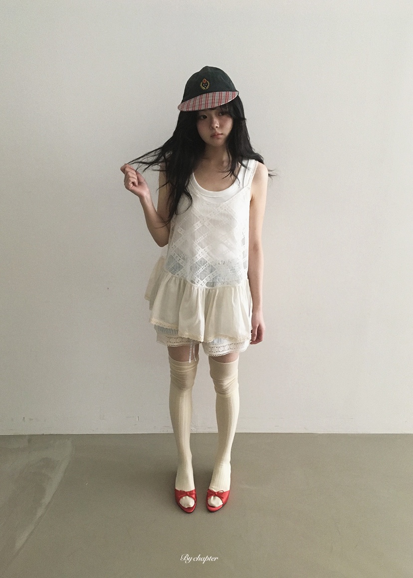 BY CHAPTER韓國直郵實拍女裝新品26春夏時尚連衣裙不含內搭BY Chapter連衣裙圖色1奶油色