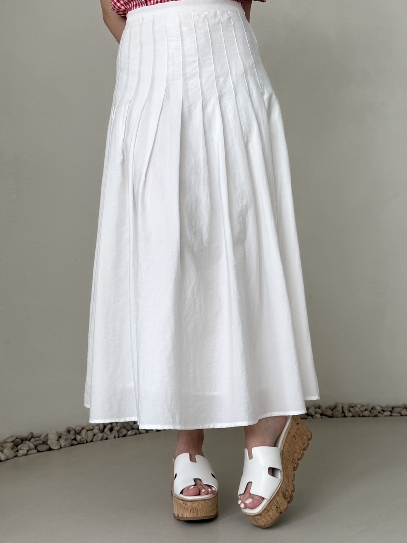 DEMAR韓國直郵實拍女士新品時尚職業人氣熱賣長裙百褶褶裙DEMAR長裙圖色1