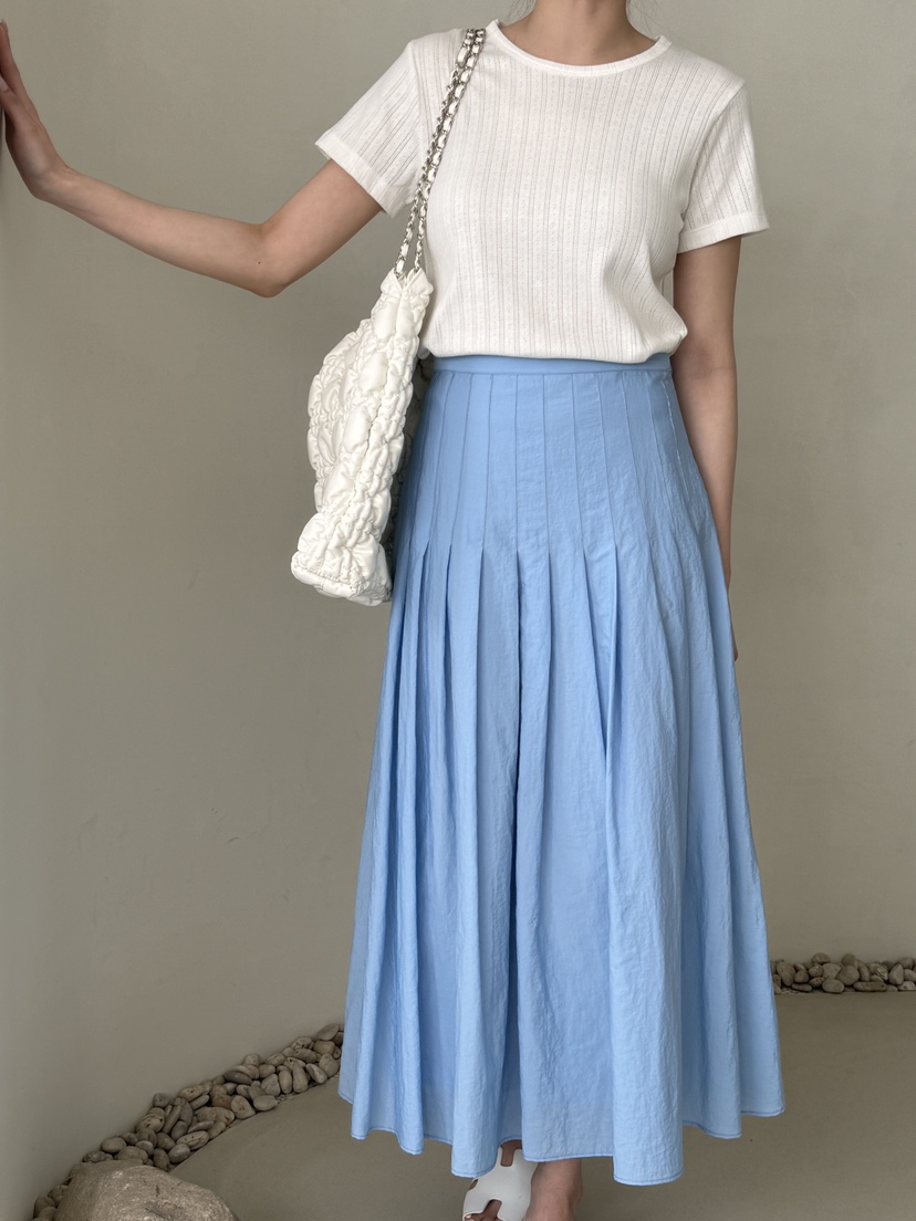 DEMAR韓國直郵實拍女士新品時尚職業人氣熱賣長裙百褶褶裙DEMAR長裙圖色2