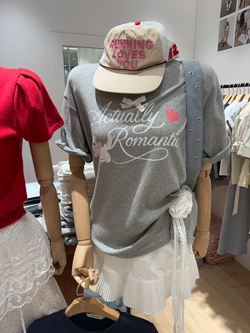 BY CHAPTER韓國東大門代購女士新款人氣26春夏T恤不含內搭BY ChapterT恤