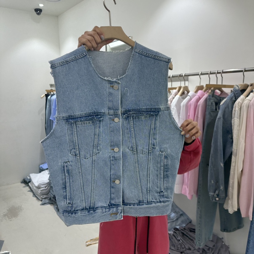 REPELLER韓國代購女士新款職業推薦休閑人氣時尚馬甲短款REPELLER馬甲圖色1