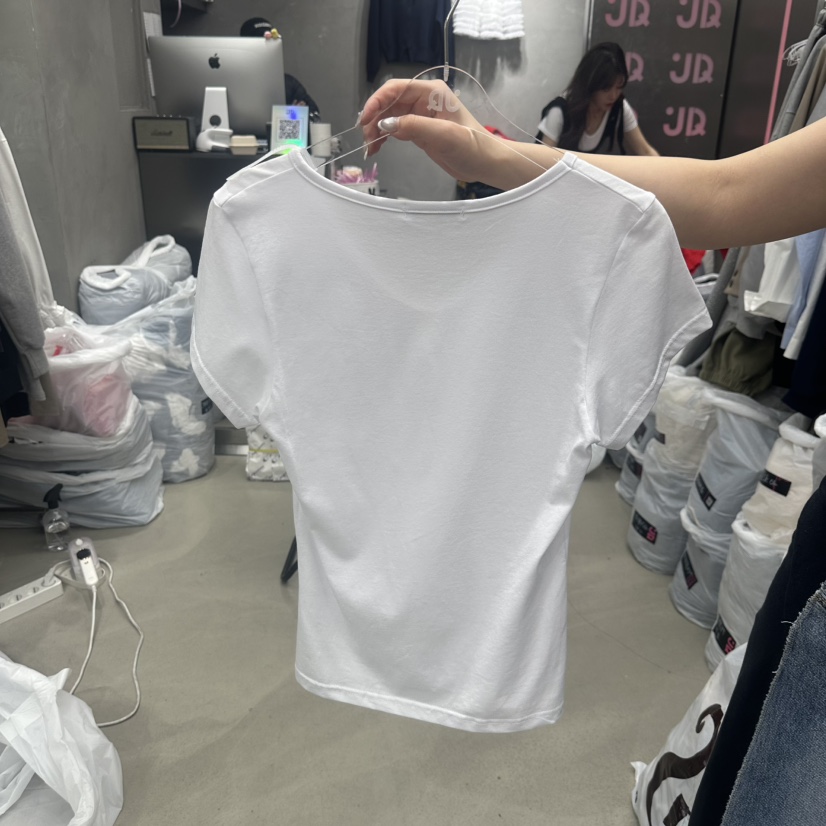 JUDYQUE韓國直郵實拍女士新款熱賣休閑職業時尚推薦26春夏T恤JUDYQUET恤