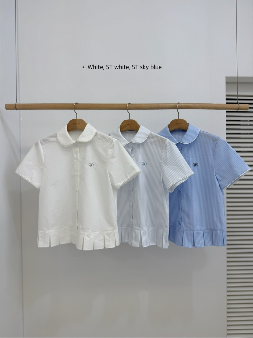 BY CHAPTER韓國代購女裝新品休閑職業時尚人氣襯衫蕾絲衫BY Chapter襯衫/蕾絲衫