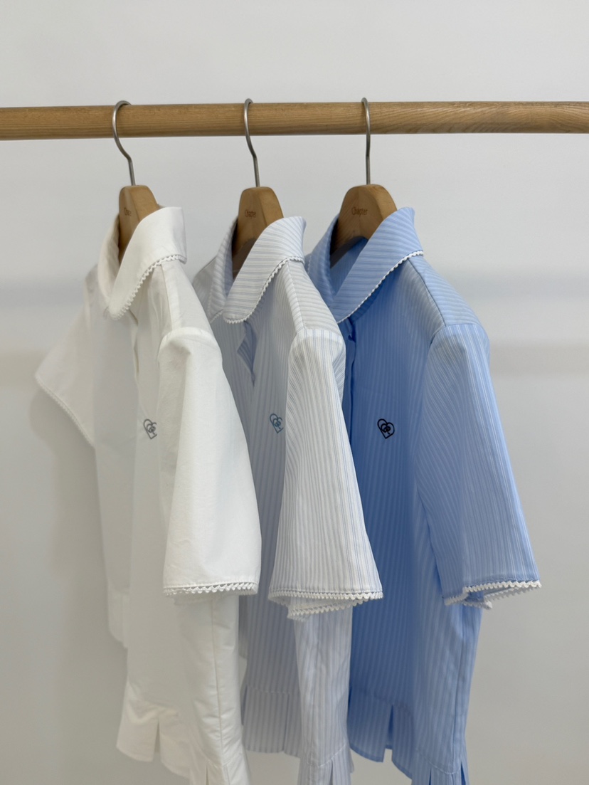 BY CHAPTER韓國代購女裝新品休閑職業時尚人氣襯衫蕾絲衫BY Chapter襯衫/蕾絲衫