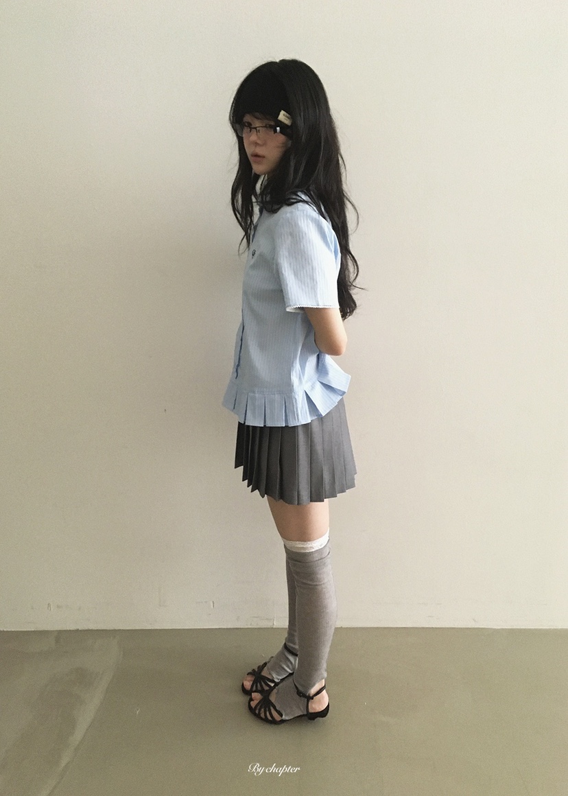 BY CHAPTER韓國代購女裝新品休閑職業時尚人氣襯衫蕾絲衫BY Chapter襯衫/蕾絲衫