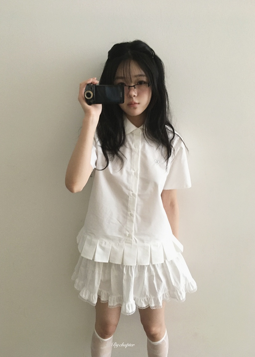 BY CHAPTER韓國代購女裝新品休閑職業時尚人氣襯衫蕾絲衫BY Chapter襯衫/蕾絲衫圖色2