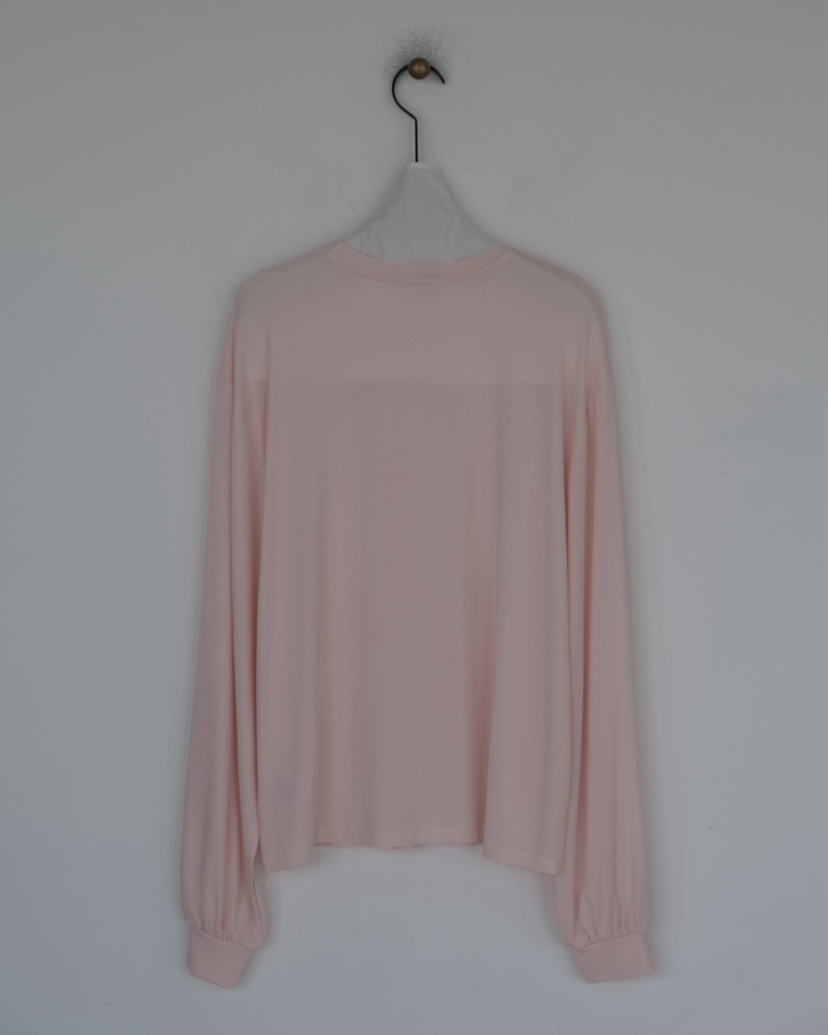 HONG-P韓國直郵實拍女裝新品推薦時尚26春夏長袖T恤天絲HONG-P長袖T恤