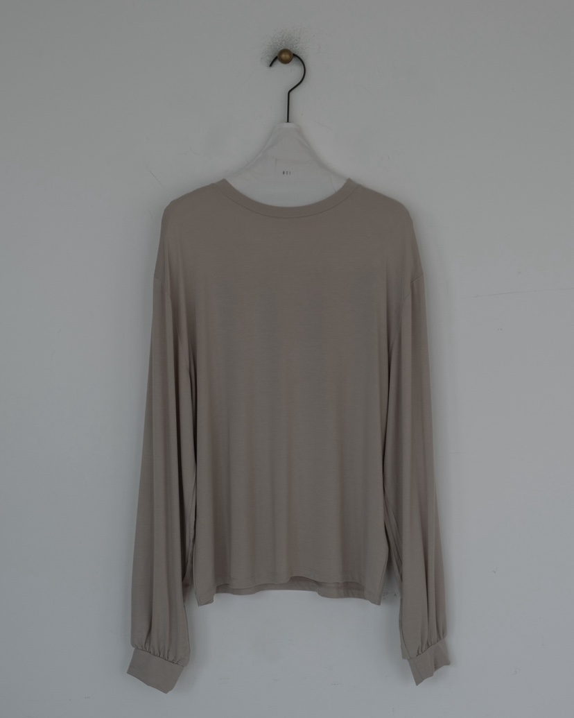 HONG-P韓國直郵實拍女裝新品推薦時尚26春夏長袖T恤天絲HONG-P長袖T恤圖色2