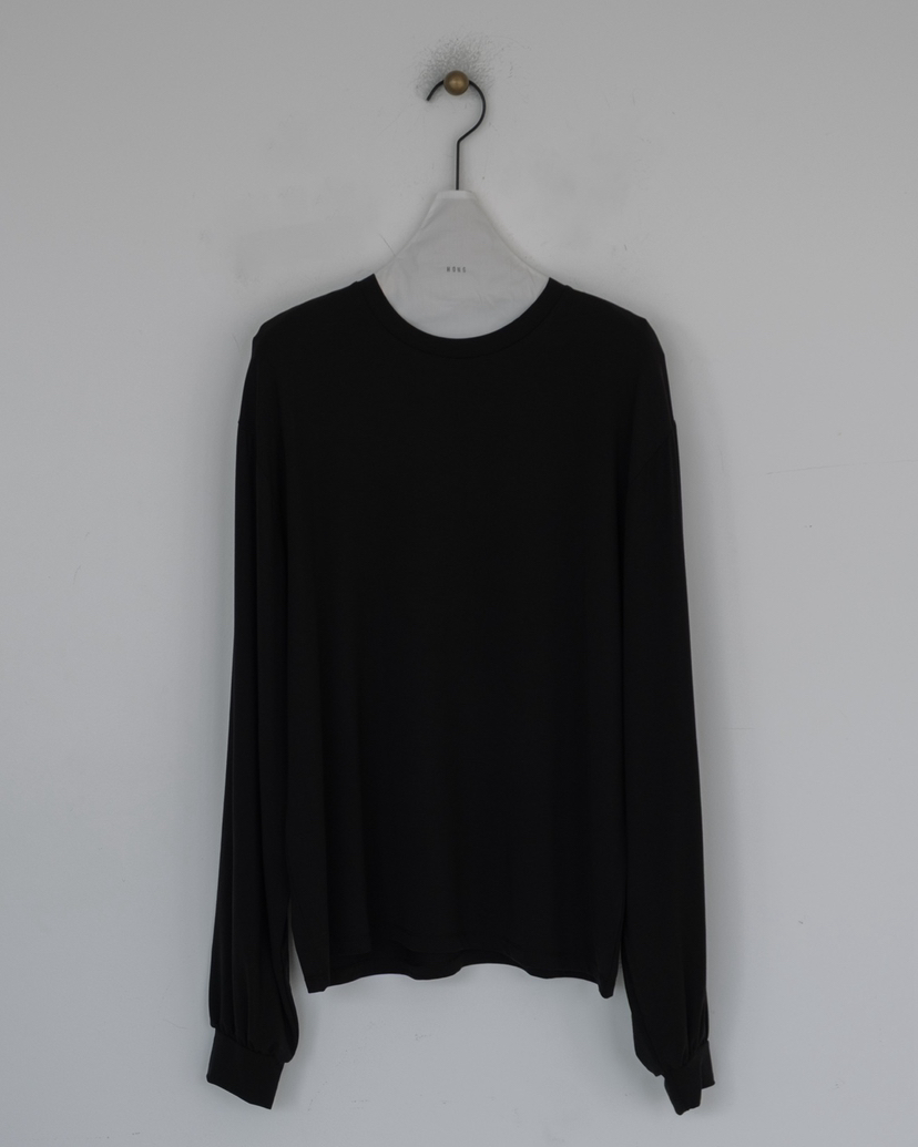 HONG-P韓國直郵實拍女裝新品推薦時尚26春夏長袖T恤天絲HONG-P長袖T恤圖色4