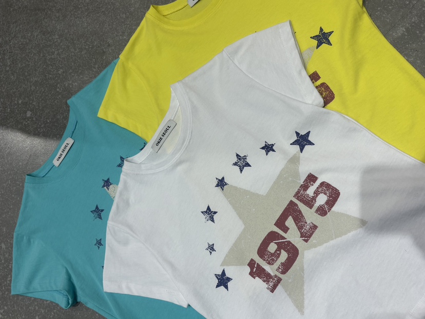 OKIE韓國代購女士新款26春夏職業時尚人氣熱賣休閑推薦T恤OKIET恤