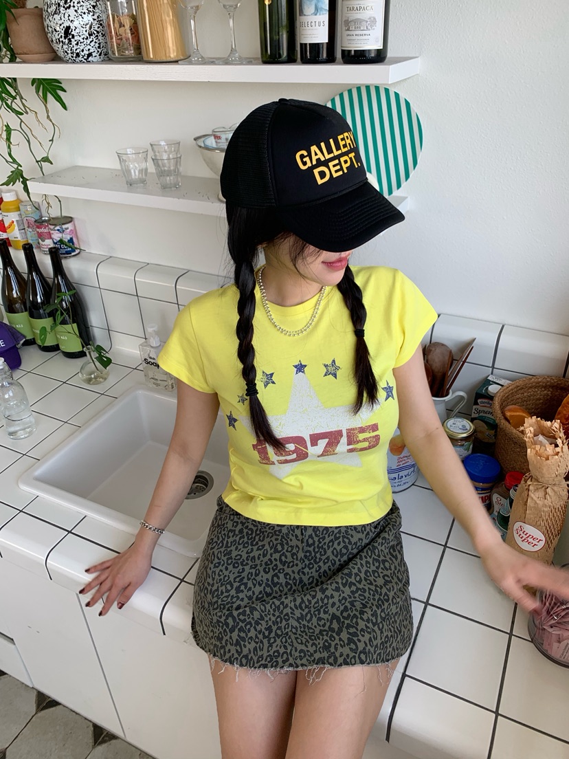 OKIE韓國代購女士新款26春夏職業時尚人氣熱賣休閑推薦T恤OKIET恤